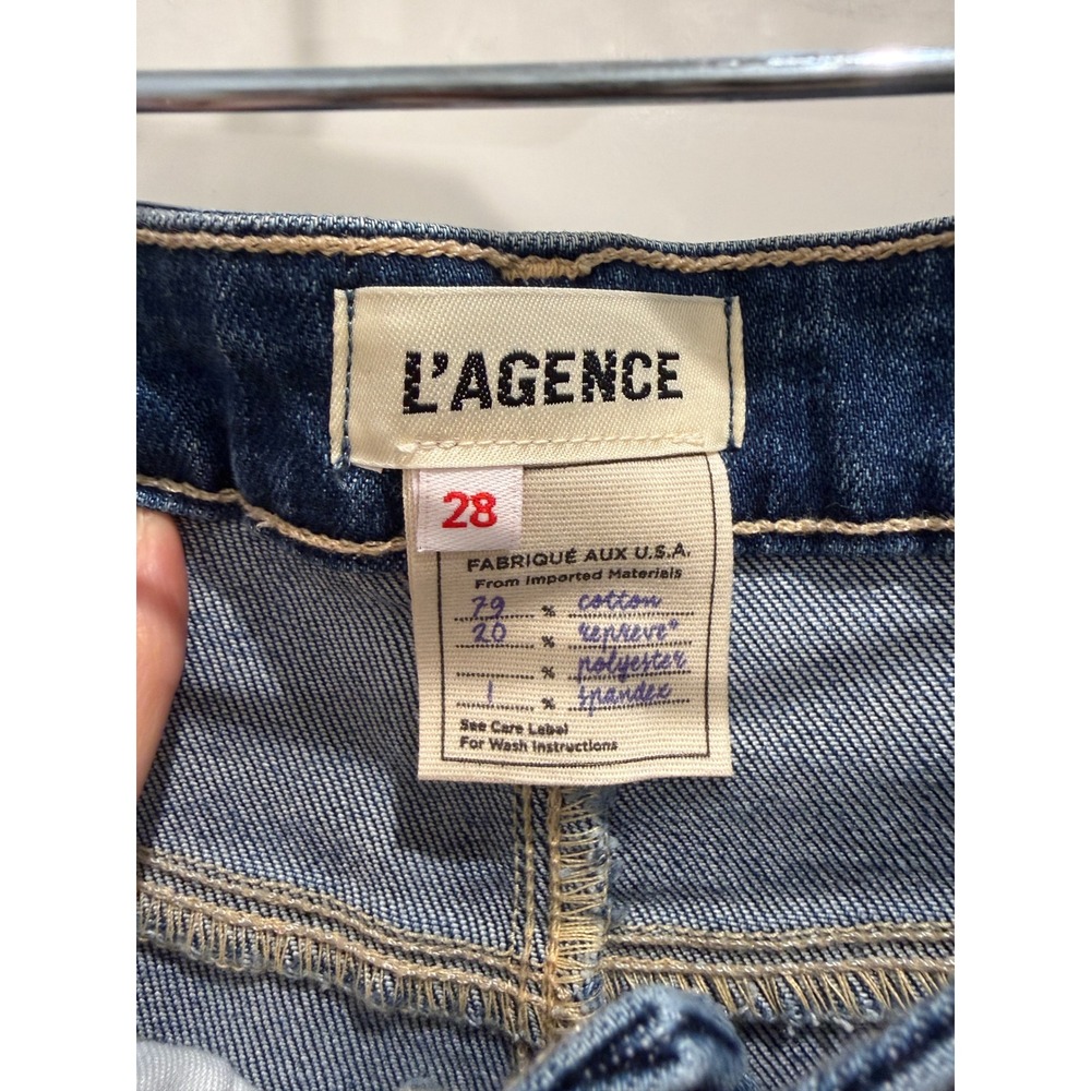 NWT L'AGENCE Marguerite High Rise Skinny Jeans‎ - Size 28 - Picture 7 of 7